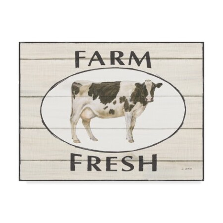 Trademark Fine Art James Wiens 'Country Cow Iv' Canvas Art, 14x19 WAP04850-C1419GG